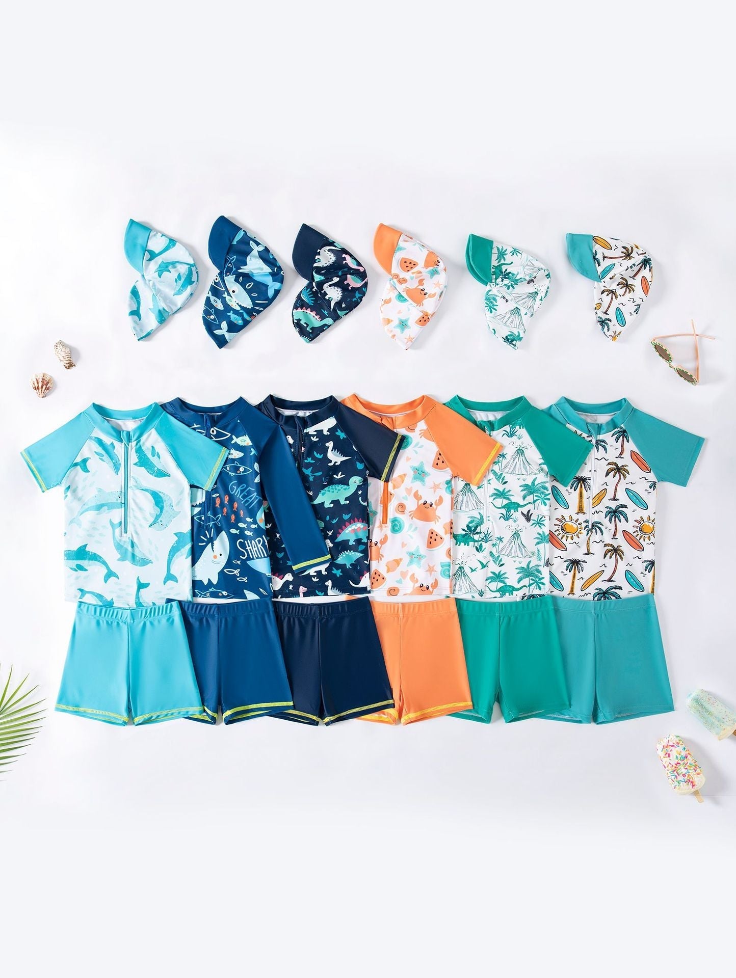 Mambobaby™ Collection Complète Maillots de Bain Anti-UV 3 mois à 4 ans
