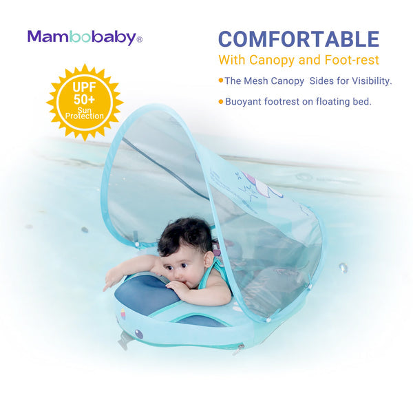 Bouée Bébé Mambobaby™ KuKuKiKi | Non Gonflable & Anti-UV | 3-24 Mois