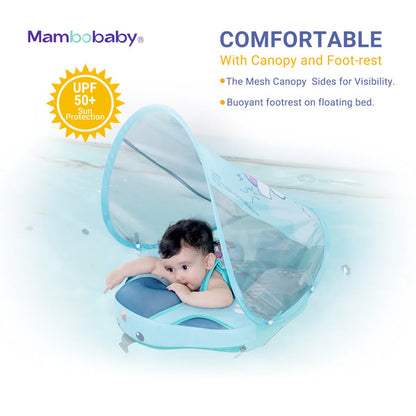 Bouée Bébé Mambobaby™ KuKuKiKi | Non Gonflable & Anti-UV | 3-24 Mois