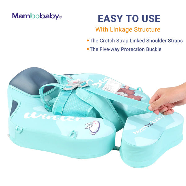 Bouée Bébé Mambobaby™ KuKuKiKi | Non Gonflable & Anti-UV | 3-24 Mois