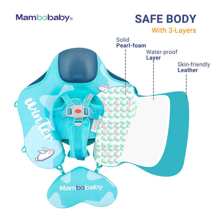 Bouée Bébé Mambobaby™ KuKuKiKi | Non Gonflable & Anti-UV | 3-24 Mois