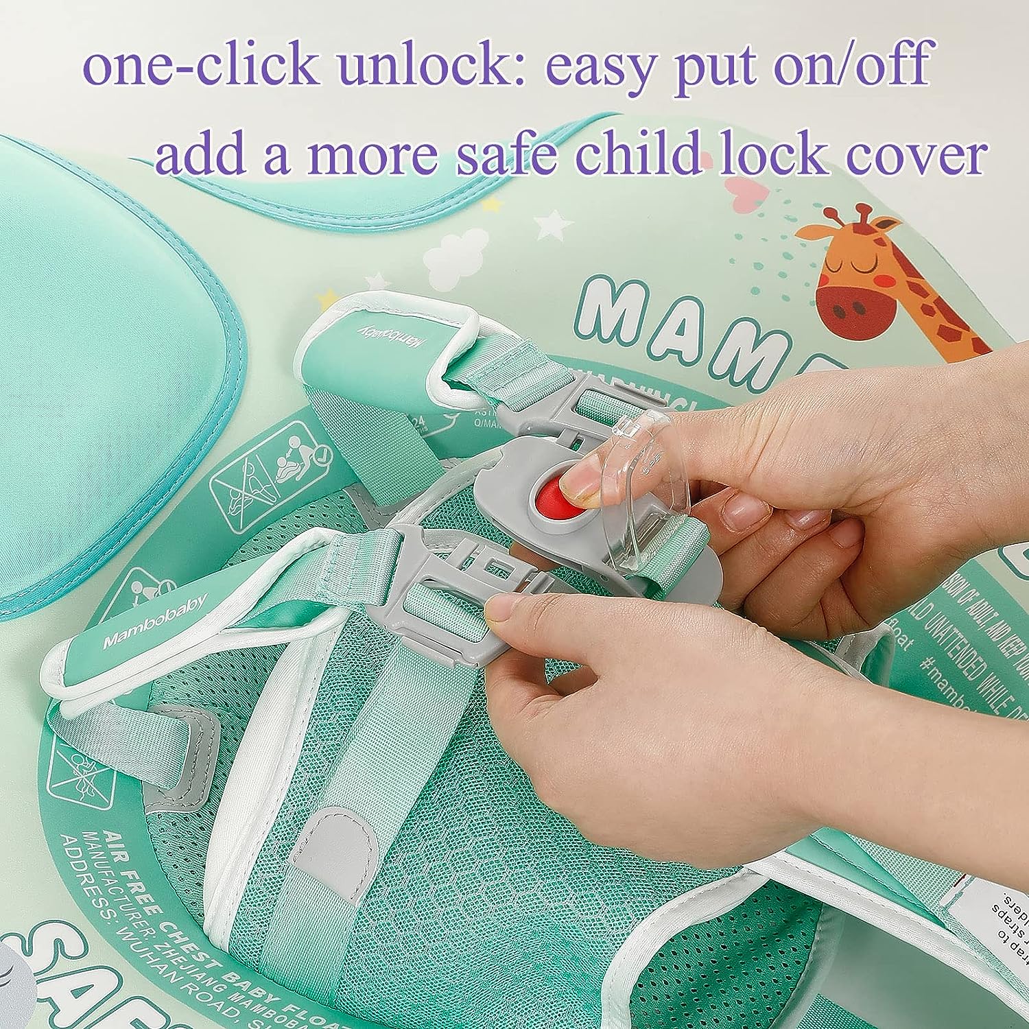 Bouton de verrouillage sécurisé Mambobaby™ Animal Series