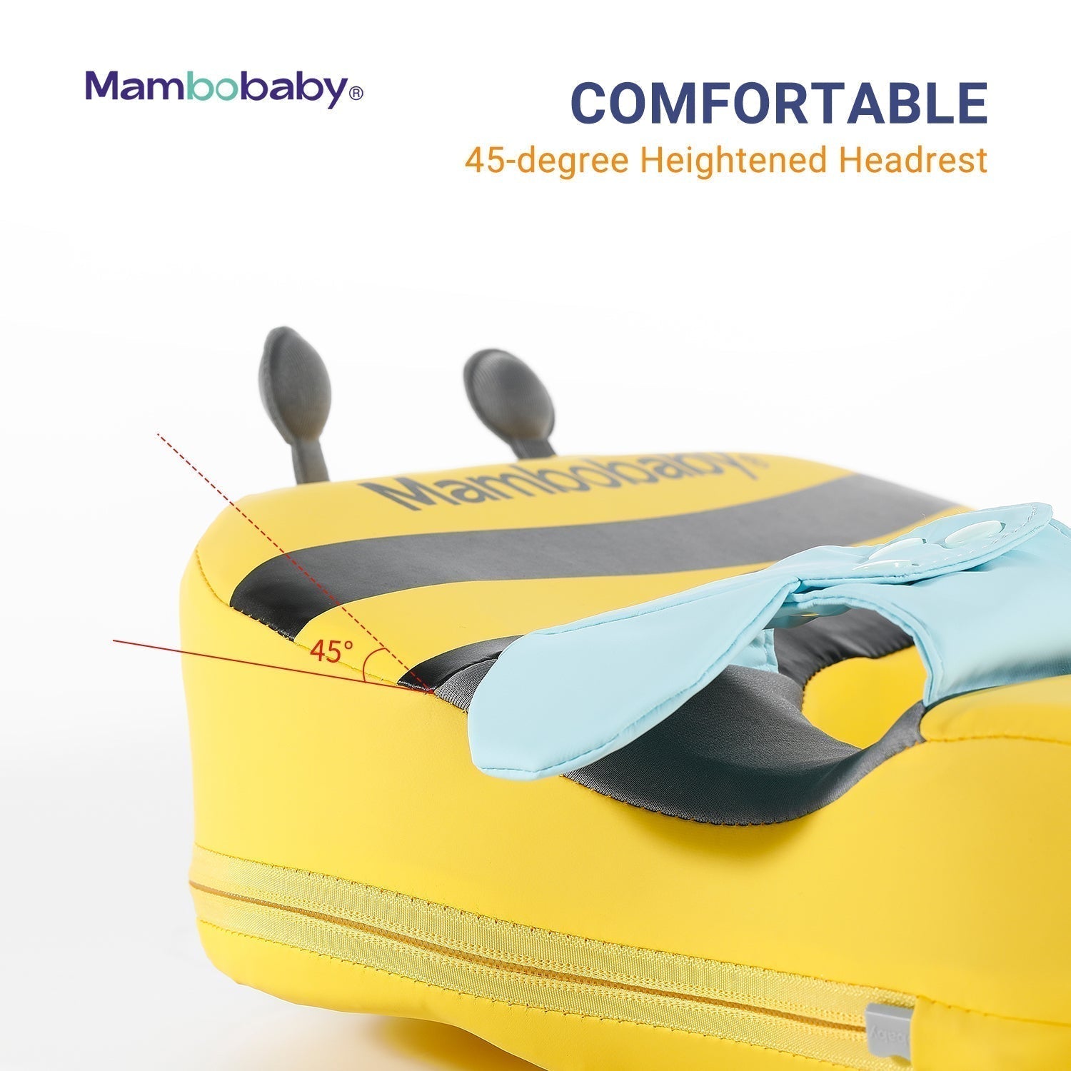 Mambobaby™ Bee Shoulder Float appuie-tête ergonomique pour un soutien optimal de la nuque.