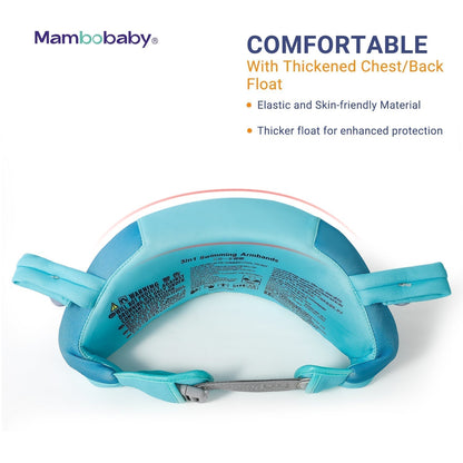 Mambobaby™ Brassards Évolutifs montrant le confort du tissu respirant et l'ergonomie permettant une liberté de mouvement totale.