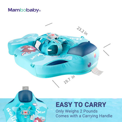 Bouée Bébé Mambobaby™ KuKuKiKi | Non Gonflable & Anti-UV | 3-24 Mois