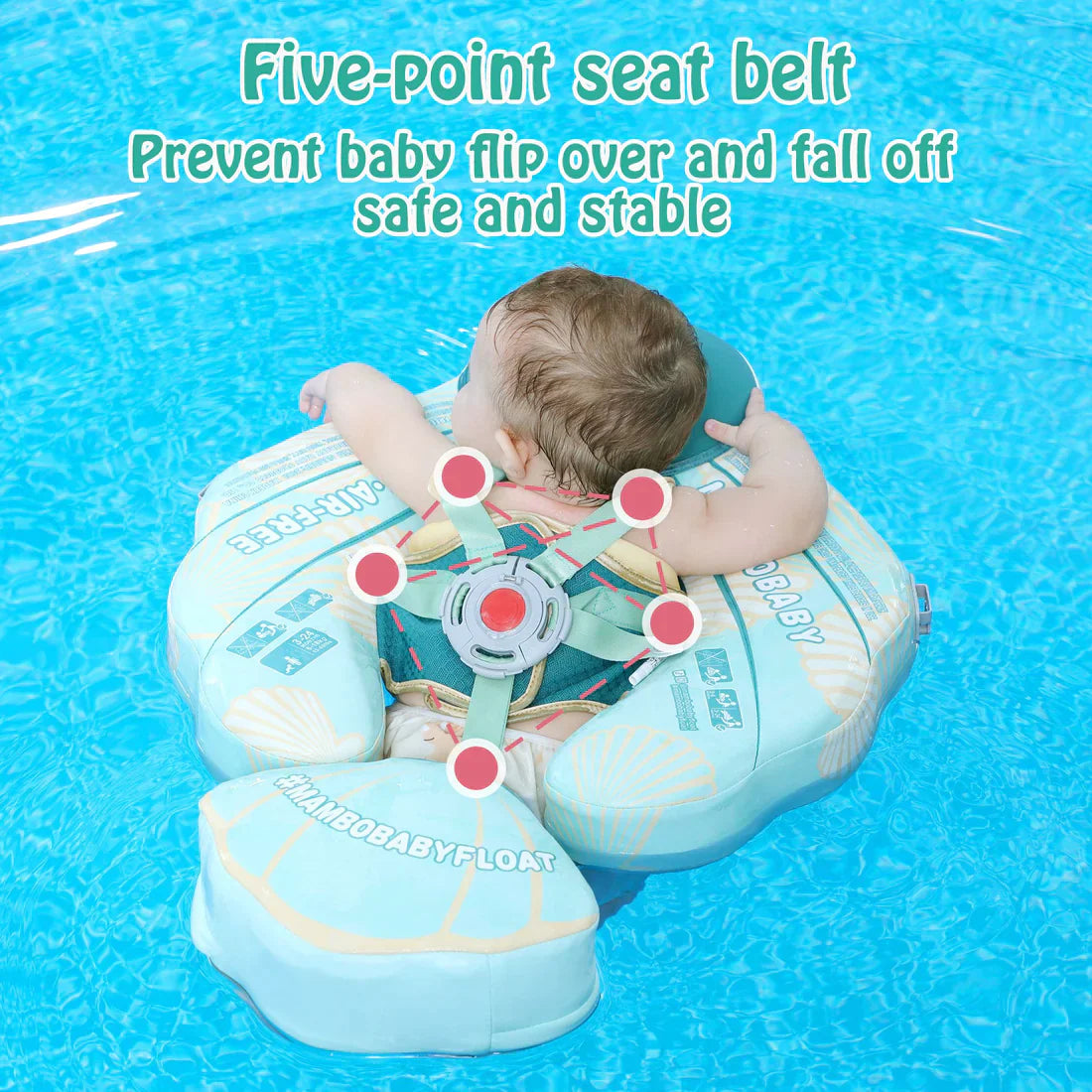 Harnais de sécurité professionnel 5 points Mambobaby™ Seashell