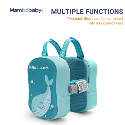 Mambobaby™ Back Float design modulaire permettant de combiner deux flotteurs pour une flottabilité à 360°.