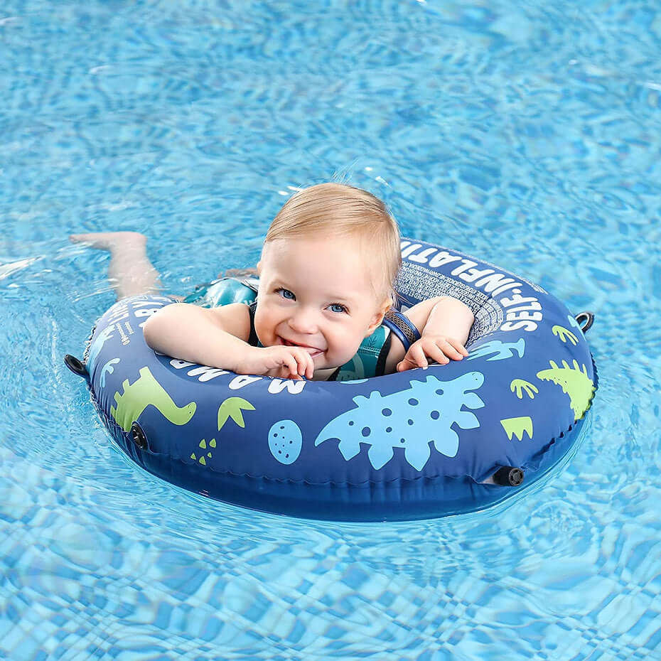 Mambobaby™ Bébé dans la Piscine avec Bouée Pliable Natation