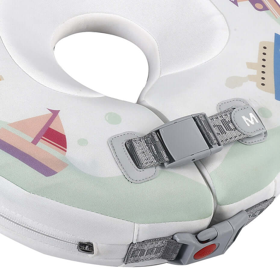 Mambobaby™ Boats Neck Float guide pour verrouiller et déverrouiller la bouée de cou facilement.
