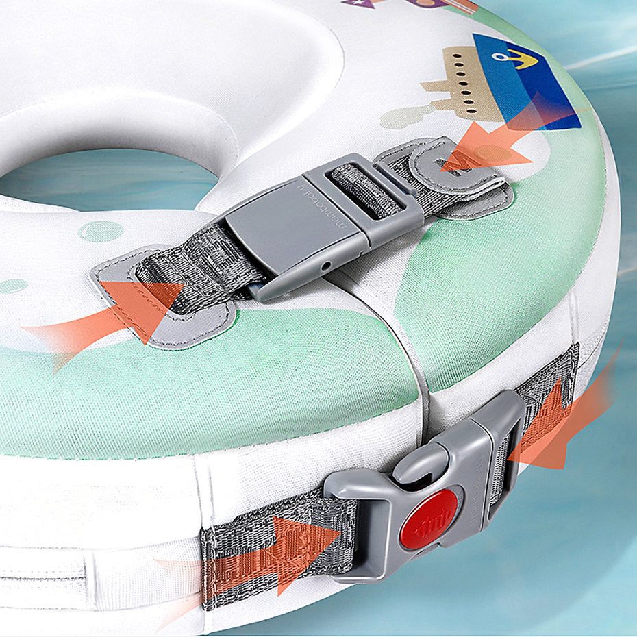 Mambobaby™ Boats Neck Float boucles du harnais de protection points pour un maintien parfait.