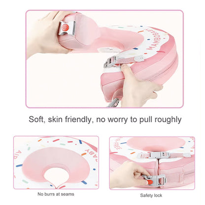 Mambobaby™ Bouée de Cou Spa Bébé Donut bouée de cou facile à installer pour une séance de spa bébé à domicile.