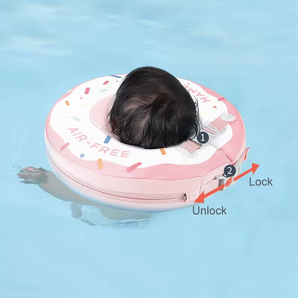 Mambobaby™ Bouée de Cou Spa Bébé Donut système de harnais 2 points ultra-sécurisé.