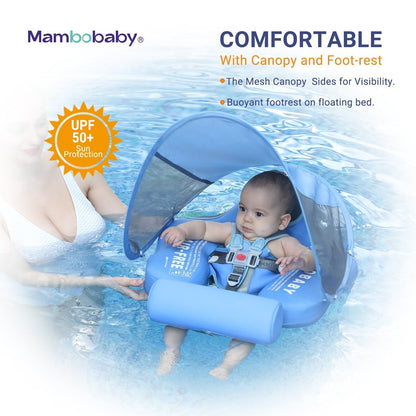 Mambobaby™ Éléphant bébé nageant en toute sécurité dans la piscine avec protection UV.