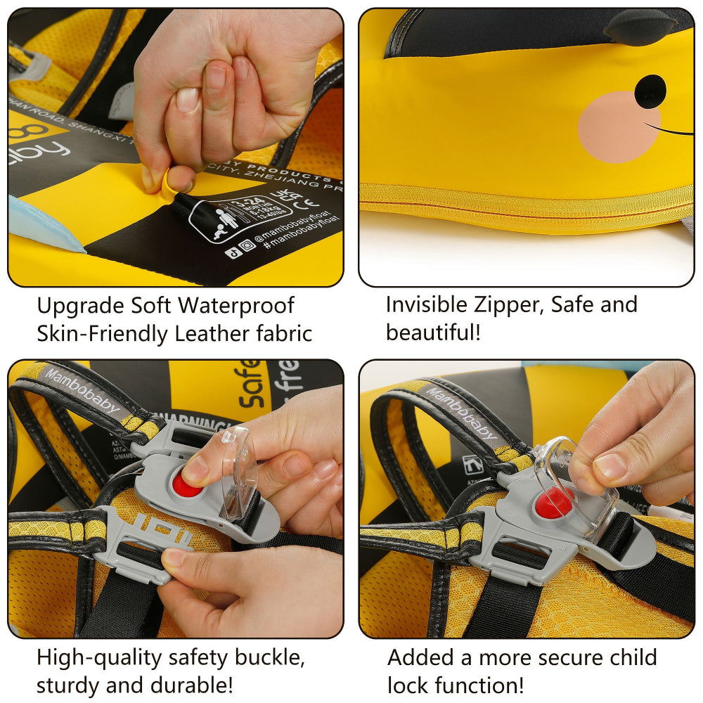 Mambobaby™ Bee Edition comment verrouiller et déverrouiller la bouée bébé