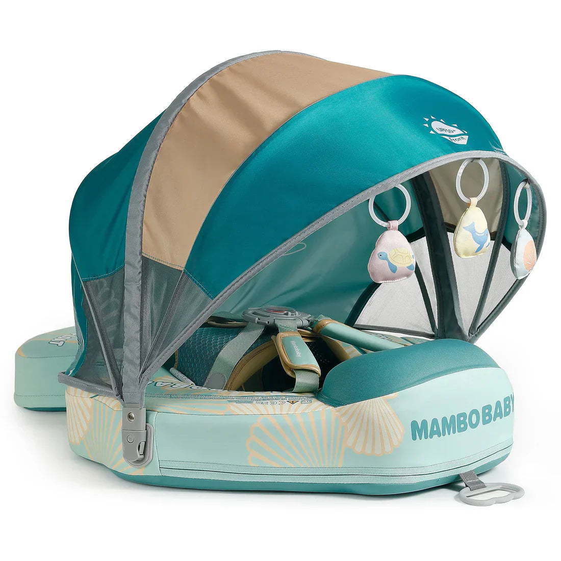 Mambobaby™ coquille verte Edition bouée bébé non gonflable sécurité piscine éveil aquatique