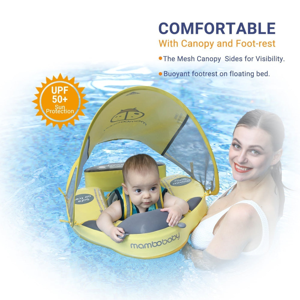 Mambobaby™ Bébé dans la Piscine avec Bouée Coccinelle Natation