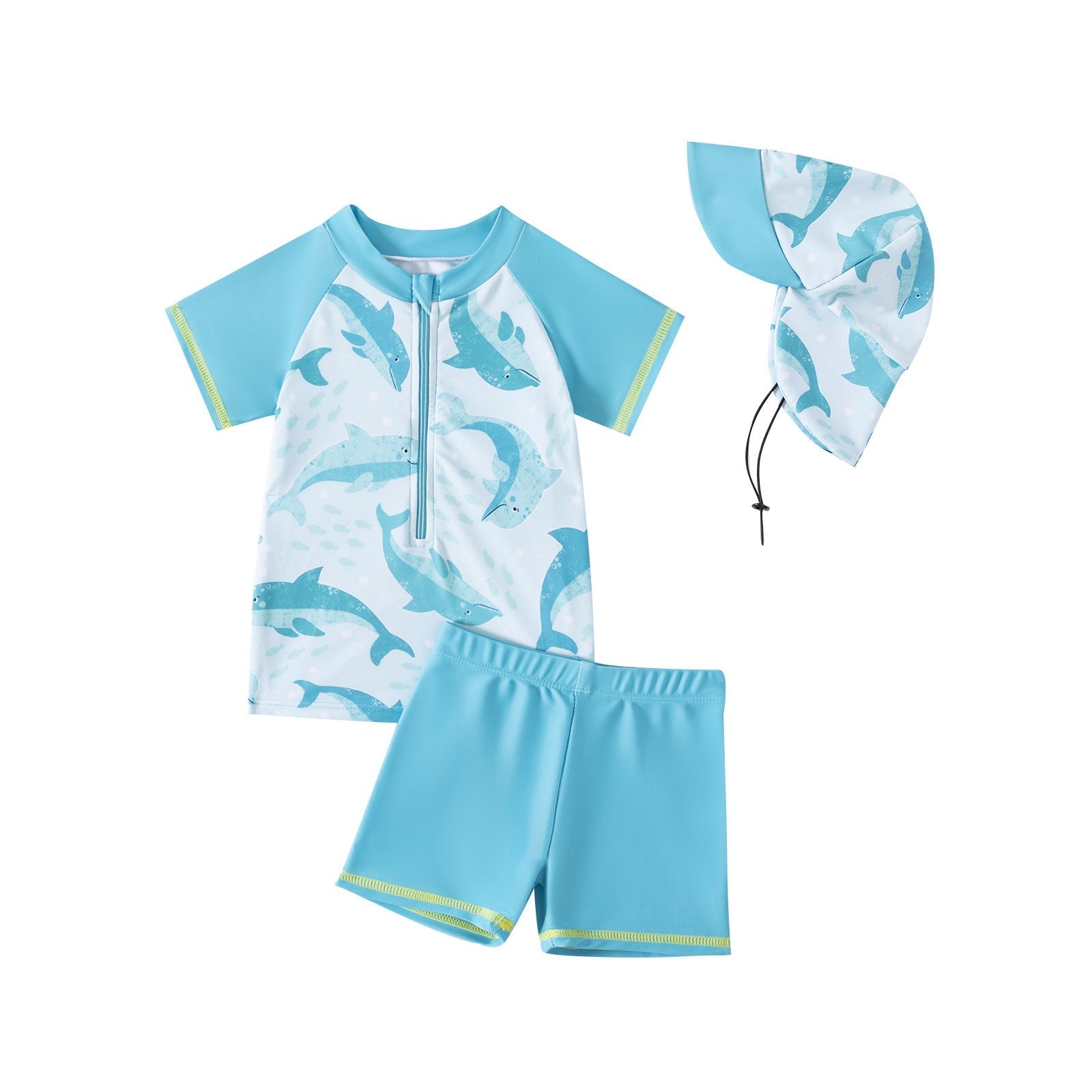 Mambobaby™ Ensemble de Bain Bleu Ciel Séchage Rapide Bébé