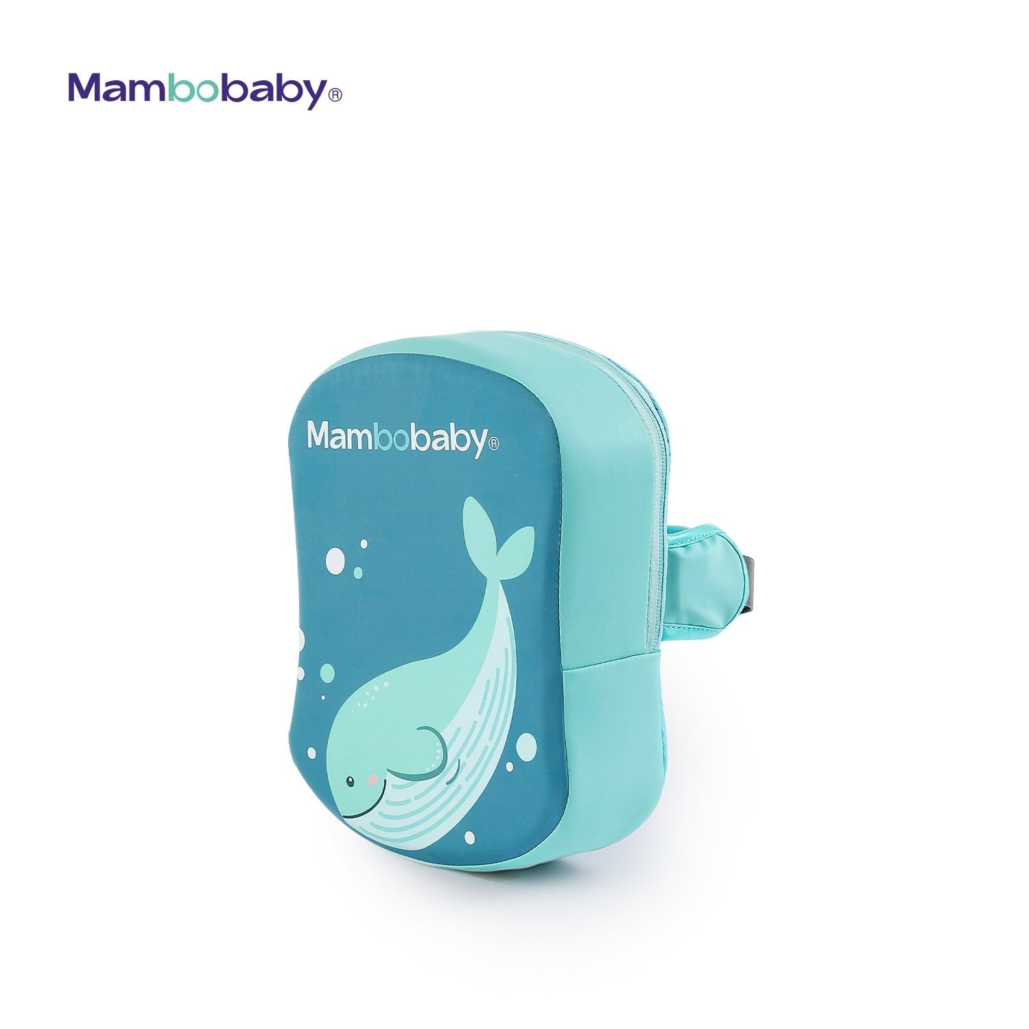 Mambobaby™ Back Float vue du flotteur dorsal bleu pour l'apprentissage de la natation des enfants de 1 à 6 ans en France.