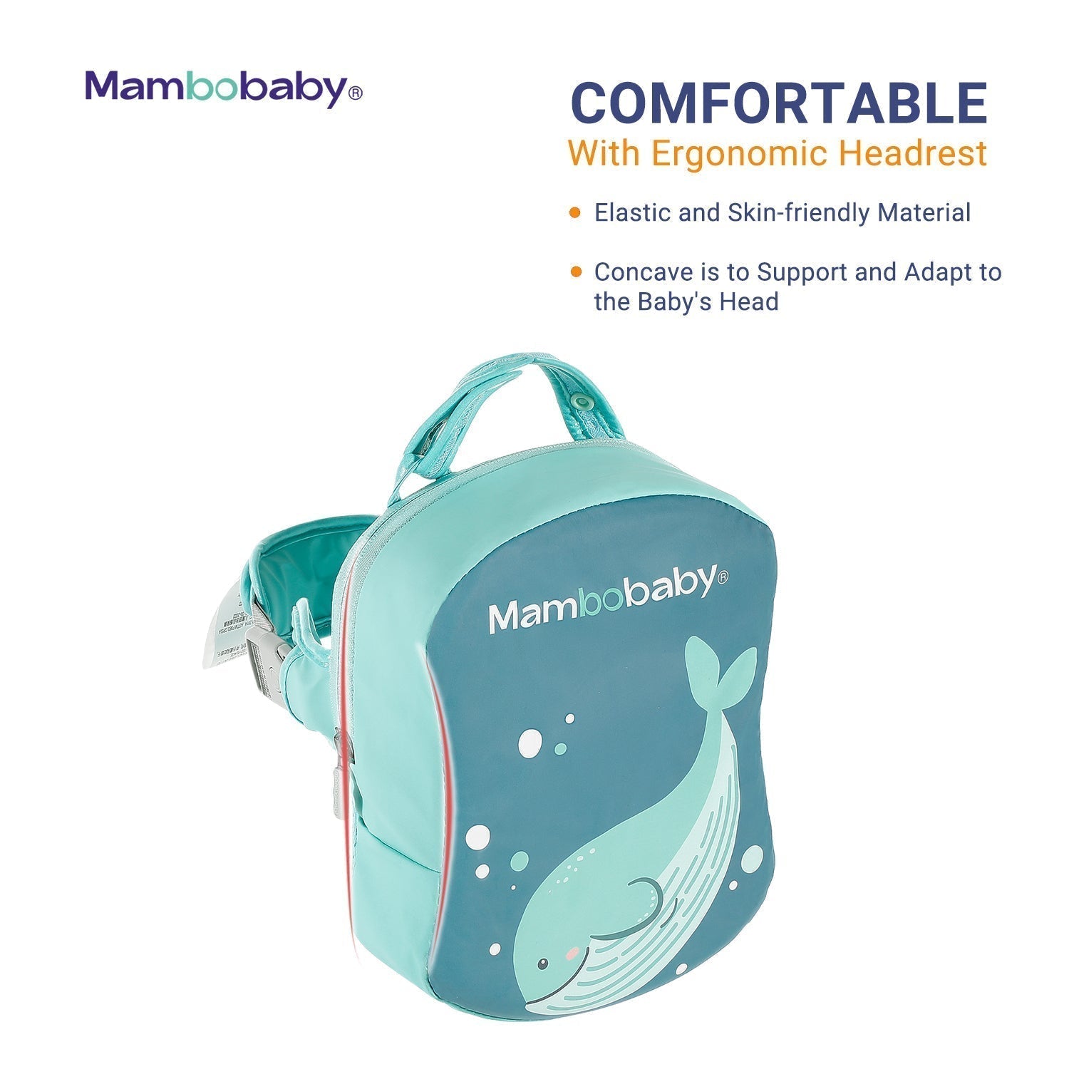 Mambobaby™ Back Float appuie-tête ergonomique pour un soutien sécurisé hors de l'eau.
