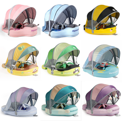 Bouée bébé Mambobaby™ Papillon onzinkable avec auvent solaire