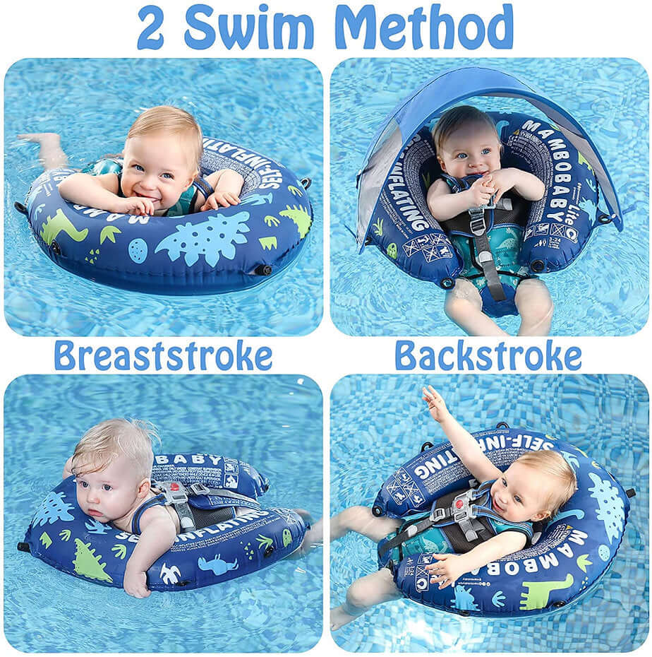 Mambobaby™ Positions de Natation Brasse et Dos pour Bébé