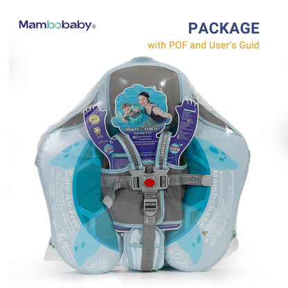 Mambobaby™ Tortue contenu du pack complet bouée bébé avec accessoires inclus. Le cadeau de naissance idéal et sécurisé pour les familles en France.